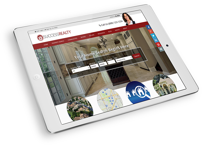 real estate website customization