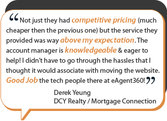 eagent360 testimonial derek yeung