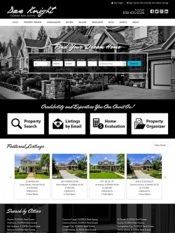 Semi Custom Real Estate Website - Design 2
