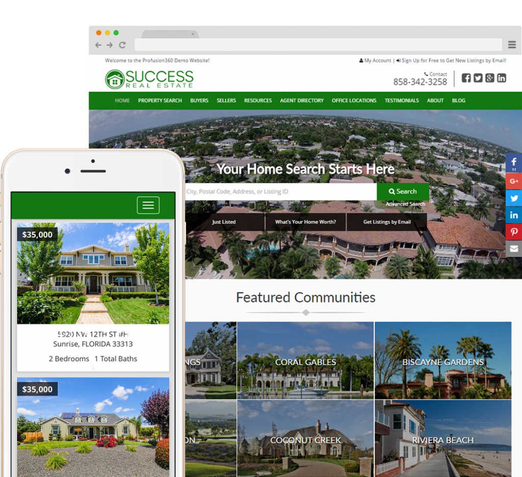 Best Real Estate sites for Agents, Offices, and Brokers
