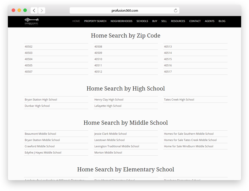 real estate farming homes list